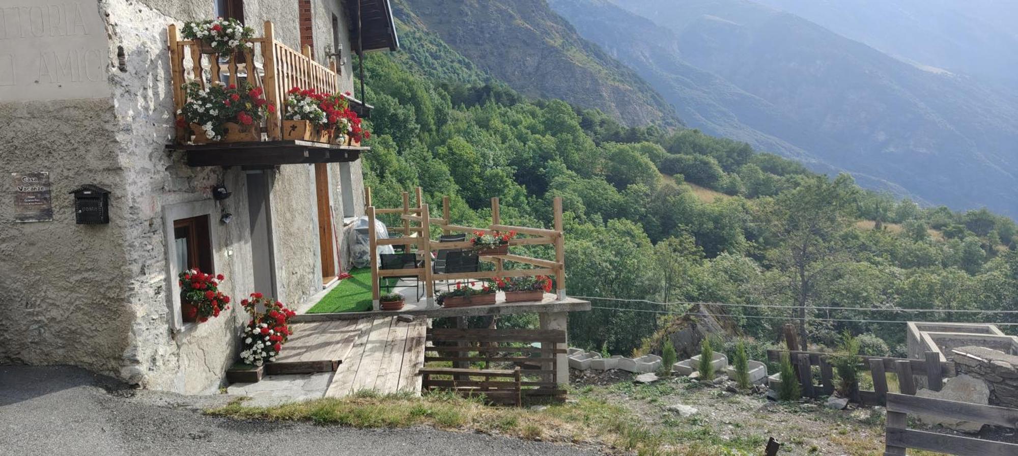 Ca Ad Me Pare Alloggio Con Terrazza Panoramica Moncenisio Dış mekan fotoğraf